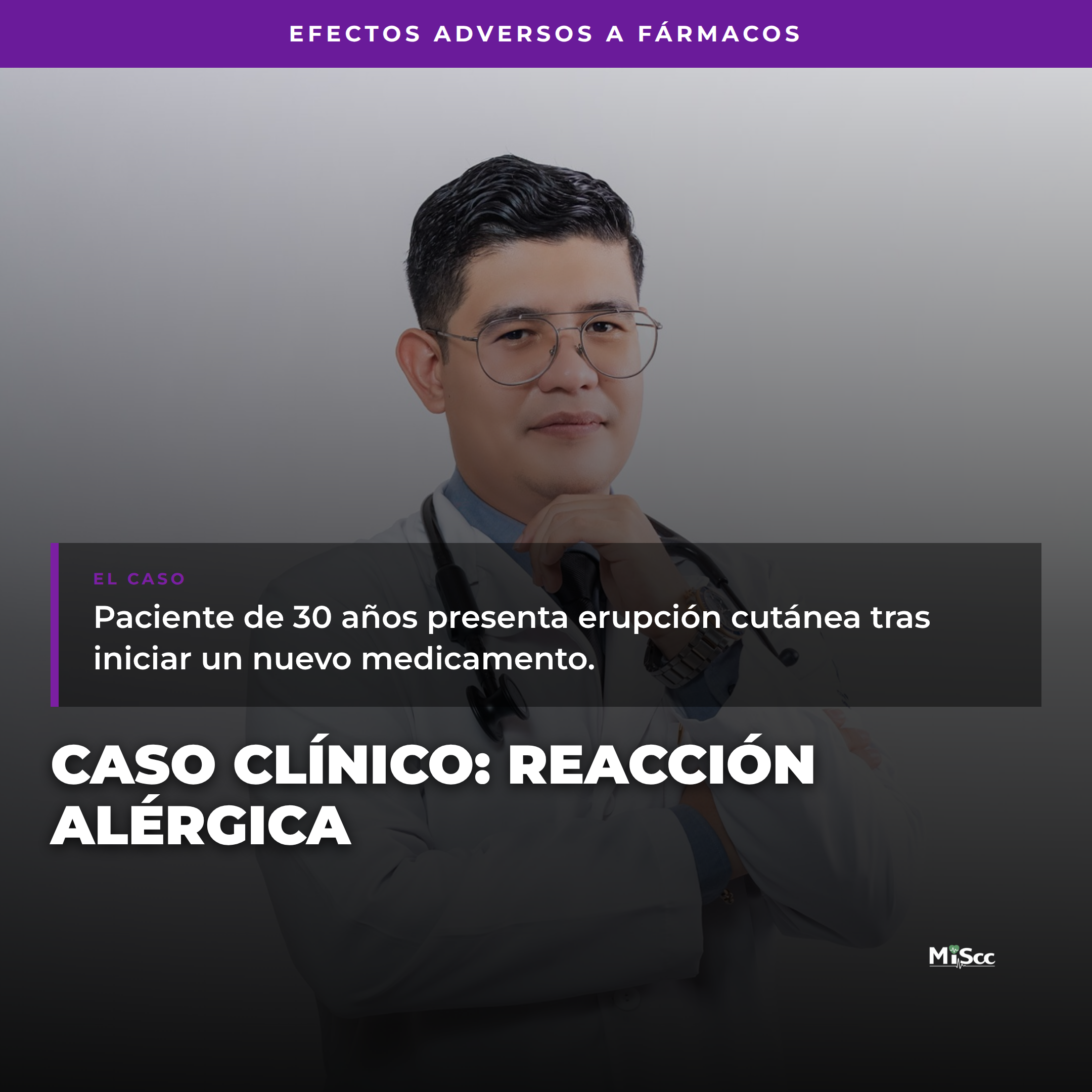 Efectos adversos y reacciones alérgicas a fármacos: diferencias clave
